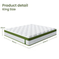 BedStory KING 30cm Hybrid Mattress Cooling Gel Memory Foam