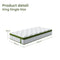 BedStory KING SINGLE 30cm Hybrid Mattress Gel Memory Foam 5 Zone