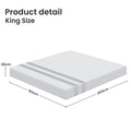 BedStory 20cm KING Gel Memory Foam Mattress Reversible Medium