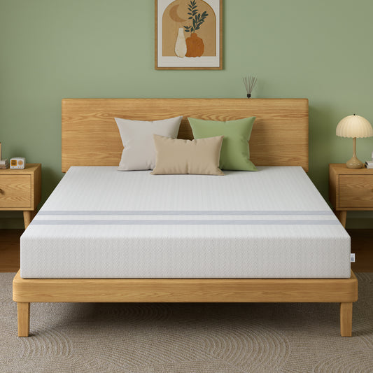 20cm KING Reversible Gel Memory Foam Mattress BedStory Medium Soft & Firm
