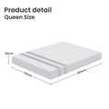 QUEEN Gel Memory Foam Mattress 20cm Medium Reversible Soft Firm