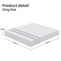 BedStory 25cm KING Gel Memory Foam Mattress Medium Firm