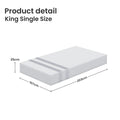 BedStory 25cm KING SINGLE Gel Memory Foam Mattress Medium Firm