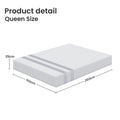 BedStory 25cm QUEEN Gel Memory Foam Mattress Reversible Medium Firm