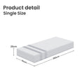 25cm Single Gel Memory Foam Mattress Medium Firm Reversible
