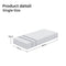 25cm Single Gel Memory Foam Mattress Medium Firm Reversible