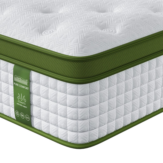 BedStory 34cm KING SINGLE Latex Hybrid Mattress Medium Firm