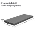 KING SINGLE Folding Foam Mattress 190x80cm 10cm Washable