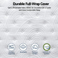 RoomSense Double 34cm Gel Cooling Tencel Mattress Bundle with 2 Pillows