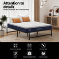 RoomSense Double 30cm Latex Hybrid Mattress Bundle with Metal Bed Frame