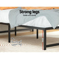 RoomSense Double 30cm Latex Hybrid Mattress Bundle with Metal Bed Frame