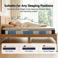RoomSense Queen 30cm Latex Mattress Medium Firm Bundle, Pine Bed Frame