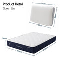 RoomSense Queen 26cm Firm Mattress Bundle with 2 Dual-Sided Cooling Pillows