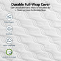 RoomSense Queen 26cm Firm Mattress Bundle with 2 Dual-Sided Cooling Pillows
