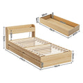RoomSense Single Firm Mattress 26cm Bundle with Storage Bed Frame