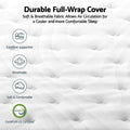 RoomSense Single Mattress , 30cm Medium Firm Hybrid Mattress with Latex Lumbar Support for Back Pain Relief , Pocket Spring Mattress Single Size in a Box