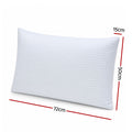 RoomSense Cooling Memory Foam Pillow Pillows 1 Pack, Anti-Flattening Bed Pillows for Hot Sleepers, Adjustable Shredded Gel Side Sleeper Pillow for Neck Support, Washable Cover, 72x50x15cm