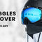 OutdoorMaster Ski Goggles with Cover Snowboard Snow Goggles OTG Anti-Fog -100% UV Protection-OM-18