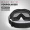 OutdoorMaster OTG Ski Goggles - Over Glasses Ski/Snowboard Goggles for Men, Women & Youth - 100% UV Protection-OM-5