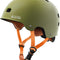 OutdoorMaster Skateboard Bike Helmet for Adults &Youth - Multi-Sport Certified Impact Resistant with 2 Removable Liners & Ventilation for Scooter-Matte Adventure Green-White-Small