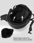 OutdoorMaster Kelvin Ski Helmet - with ASTM Certified Safety, 9 Options - for Men, Women & Youth-White,Large