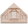 Weisshorn A-Frame Inflatable Air Tent with Mesh Windows, Family Glamping
