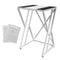 Dryer Stand Over Front Loading Washing Machine, 100kg Heavy Duty Steel Stacking Kit, 102x67x60cm Space Saving Shelf for Small Home, Anti-Slip Rubber Surface, Fits Tumble Dryers & Washers, White