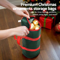 Jingle Jollys Christmas Baubles Storage Bag Green 600D