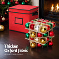 Jingle Jollys Christmas Baubles Storage Box 64 Dividers Ornaments