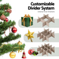 Jingle Jollys Christmas Baubles Storage Box 64 Dividers Ornaments