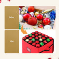 Jingle Jollys Christmas Bauble Storage Cart 125 Dividers Roller