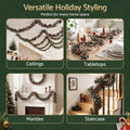 Jingle Jollys 20M Christmas Tinsel Garland Mixed Colors Xmas Party Decoration