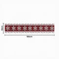 Jingle Jollys Christmas Table Runner Snowflake 190x32CM Dining Party Decor Linen