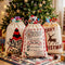 Jingle Jollys 3PCS Christmas Gift Storage Bags Large Reusable Personalised Canvas Bags