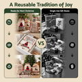 Jingle Jollys 3PCS Christmas Gift Storage Bags Large Reusable Personalised Canvas Bags