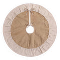 Jingle Jollys 90cm Christmas Tree Skirt Linen Christmas Tree Mat Decor