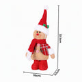 Jingle Jollys Christmas Gingerbread Man Standing Ornament Knitted Christmas Indoor Decor