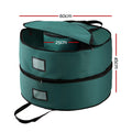 Jingle Jollys Christmas Garland Storage Bag 2-Tier Ornaments 60cm