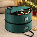 Jingle Jollys Christmas Garland Storage Bag 2-Tier Ornaments 60cm
