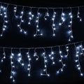 Jingle Jollys 32M Christmas Lights Solar Icicle String Lights 960 LED Cool White