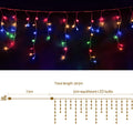 Jingle Jollys 960 LED Icicle Christmas Lights Multi-coloured 32M