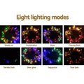 Jingle Jollys 960 LED Icicle Christmas Lights Multi-coloured 32M