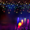Jingle Jollys 960 LED Icicle Christmas Lights Multi-coloured 32M