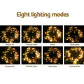 Jingle Jollys 960 LED Icicle Lights Warm White 32M Christmas