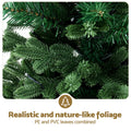 Jingle Jollys 1.2M LED Christmas Tree 8 Light Modes Potted Decor