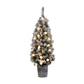 Jingle Jollys Christmas Tree 1.2M Potted Snowy Xmas