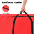 Jingle Jollys Christmas Tree Storage Bag 8ft Red Xmas Organiser