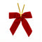 Jingle Jollys 24Pcs Red Velvet Christmas Bows Tree Decorations Xmas Decor