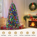 Jingle Jollys 1.8M LED Corner Christmas Tree Half 8 Modes