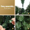 Jingle Jollys 1.8M LED Corner Christmas Tree Half 8 Modes